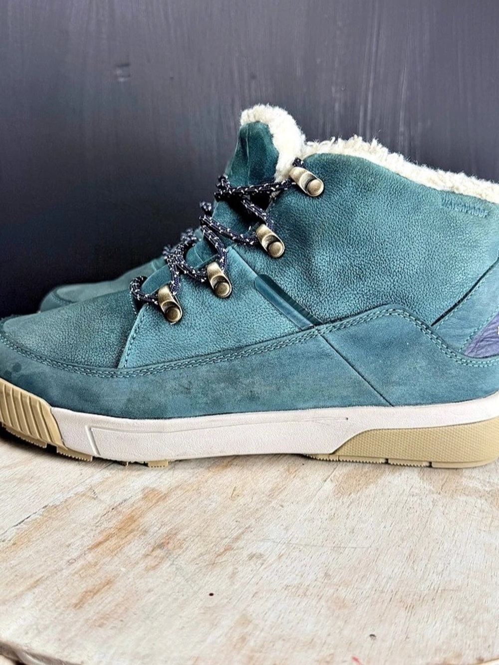 The North Face Nuptse Padded Bootie Women's Winter Boots US 9.5 Blue Good